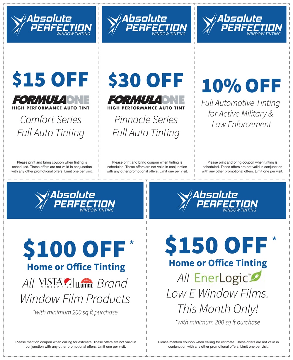 Window Tinting Coupons - AP Tinting