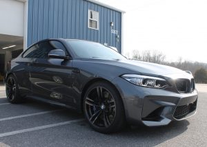 BMW M2 with paint protection film