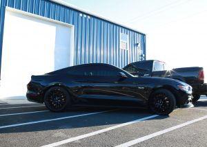 Mustang with Window Tint