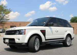 Range Rover with Window Tint