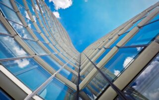 High Rise Building Windows from Below