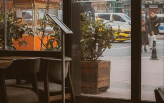 Cafe Front Doors