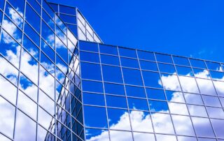 Mirrored Building Windows