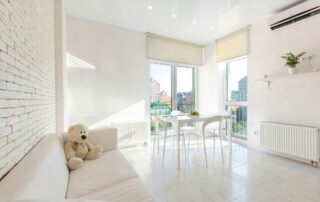 All White Room with Windows