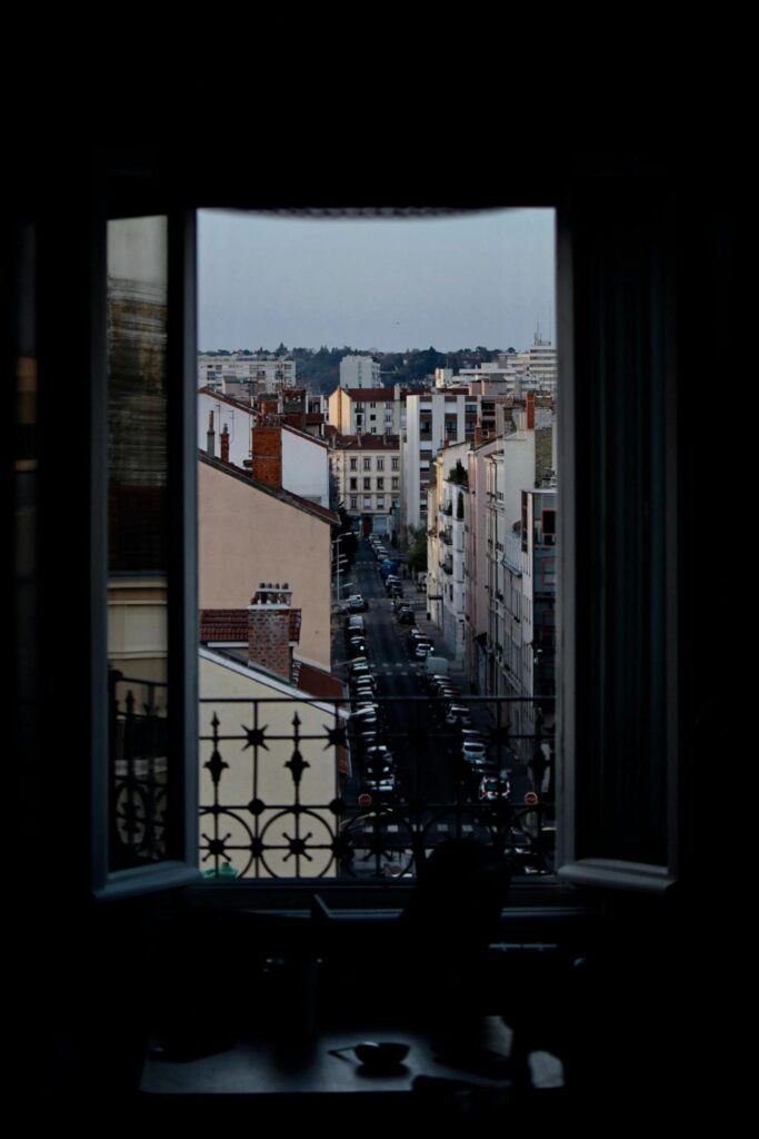 European Street from a Window